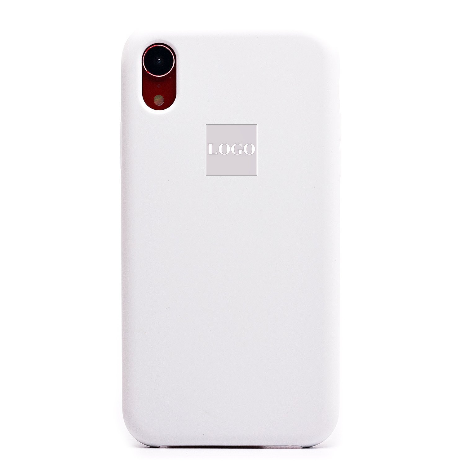 Чехол для Apple iPhone XR силиконовый Soft Touch <белый> (премиум)
