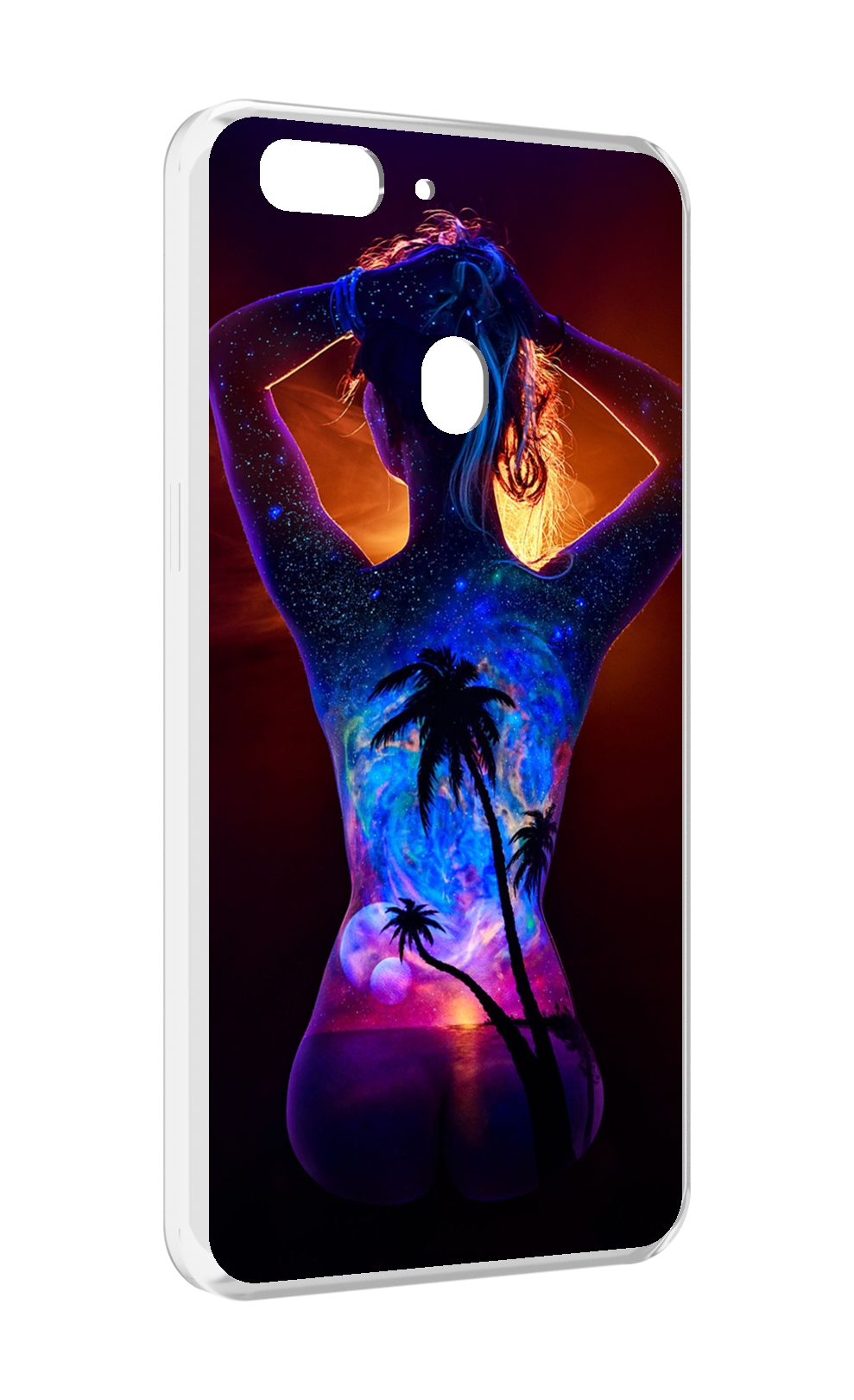

Чехол MyPads Девушка-и-пальмы женский для Oppo Realme 2, Прозрачный, Tocco