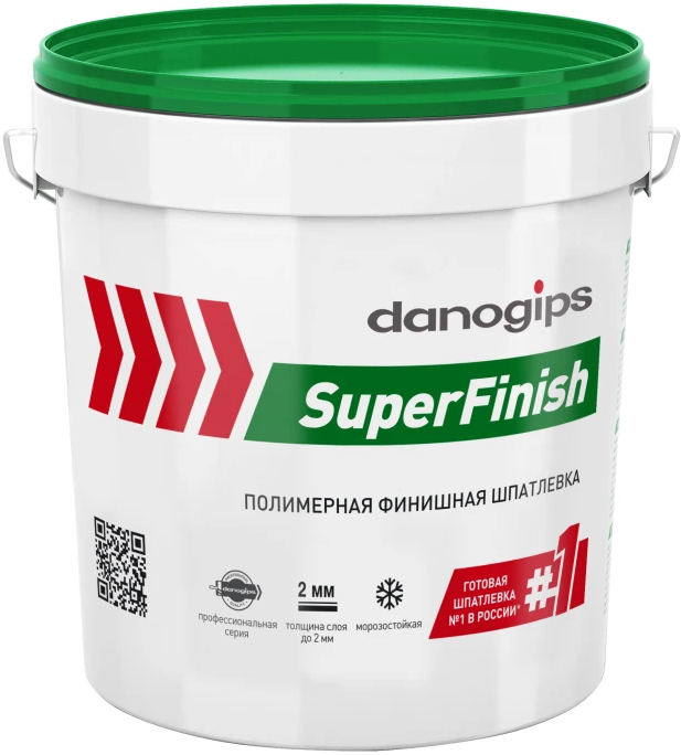 DANOGIPS SuperFinish шпаклевка готовая финишная (11л=18кг)
