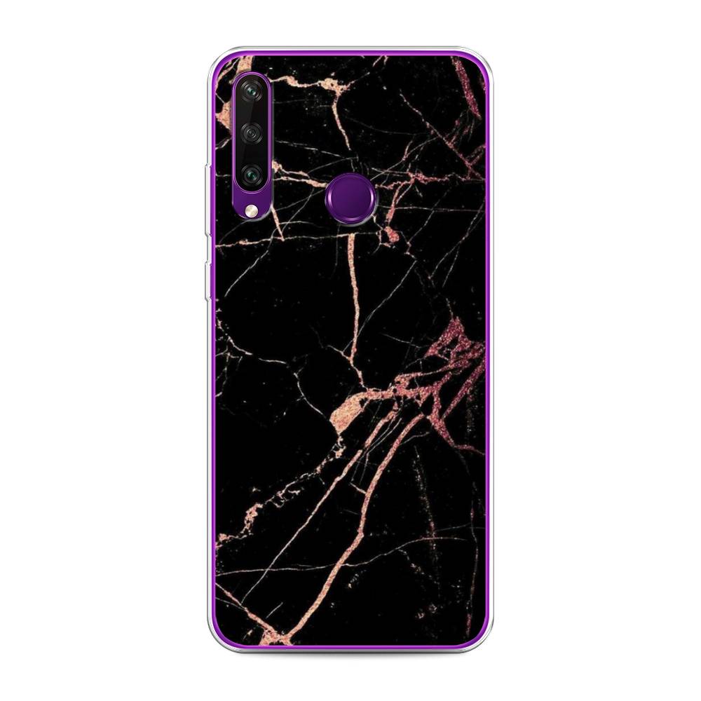 

Чехол Awog на Huawei Y6p "Мрамор розовое золото", Черный;розовый, 6103250-3