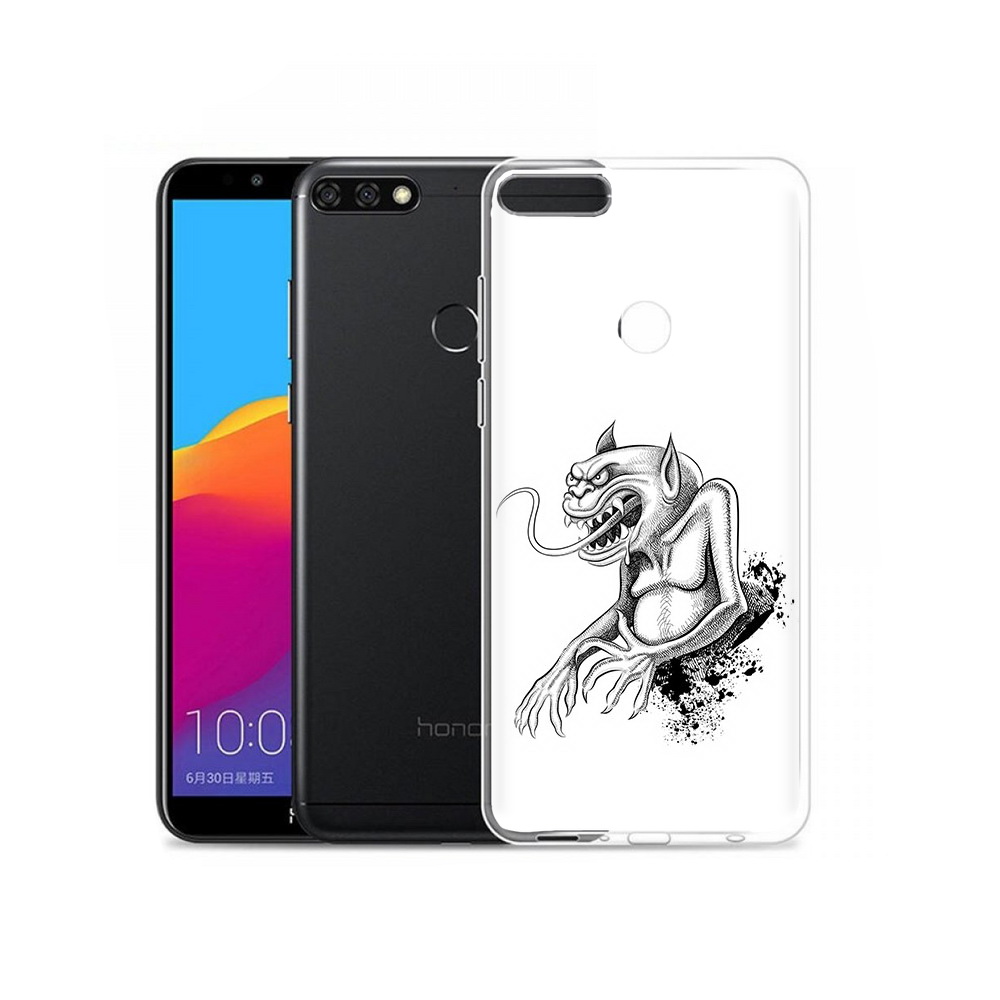 Чехол MyPads Tocco для Honor 7C Pro чорт (PT113786.47.692)