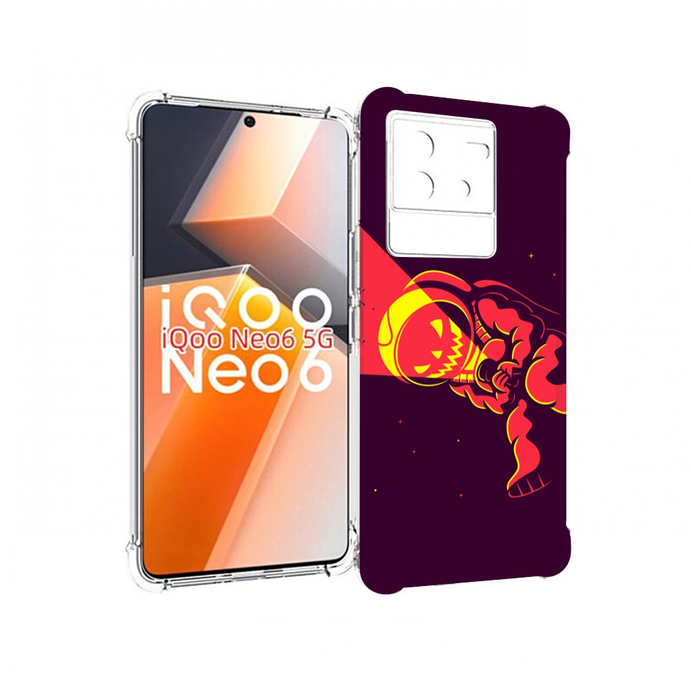 

Чехол MyPads космонавт-в-хеллуин для Vivo iQoo Neo 6 5G, Прозрачный, Tocco
