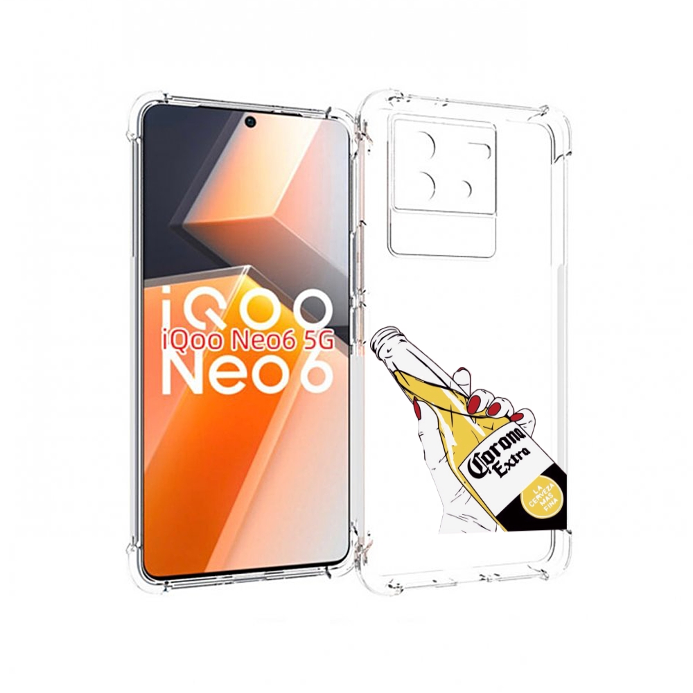 

Чехол MyPads корона екстра для Vivo iQoo Neo 6 5G, Прозрачный, Tocco