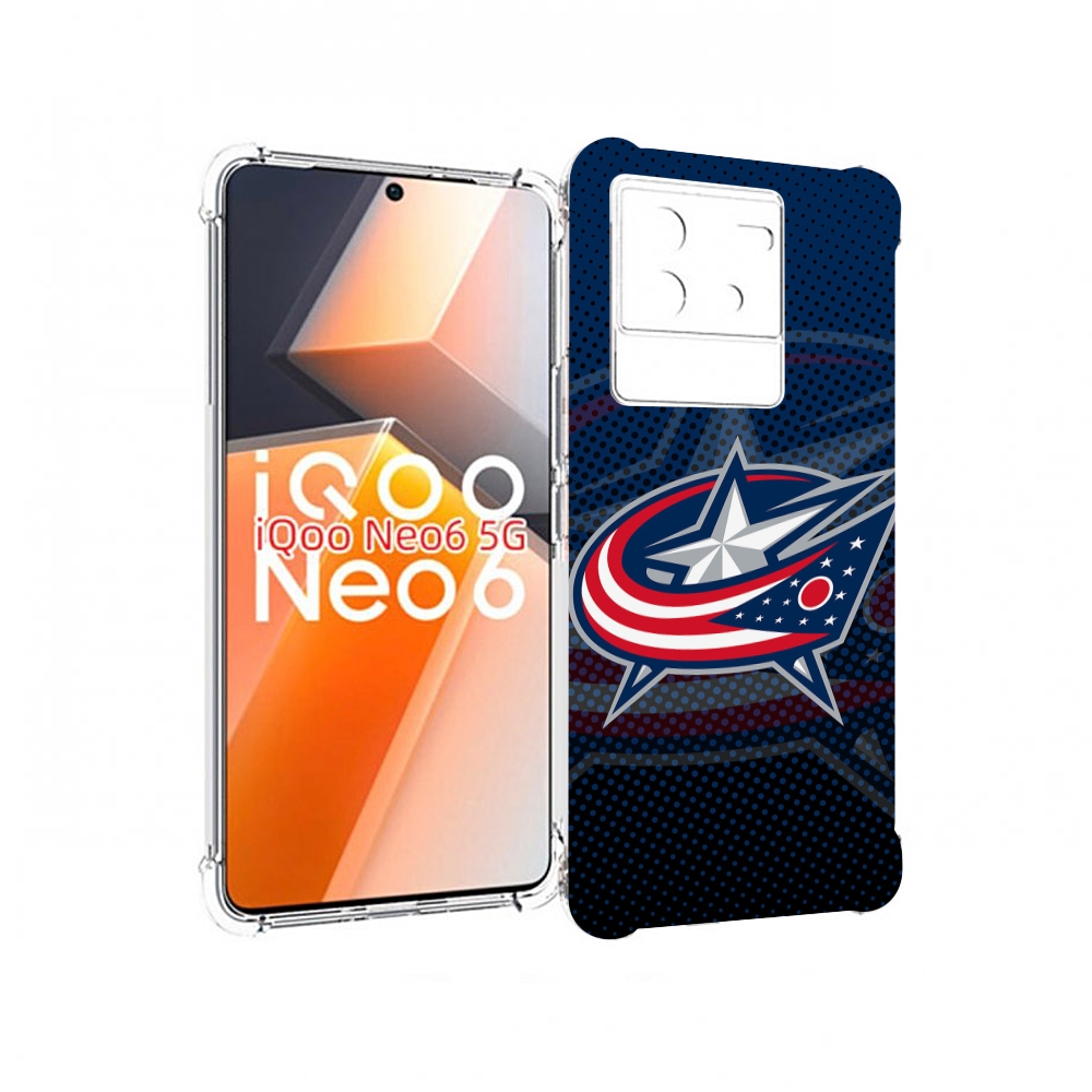 

Чехол MyPads коламбус блю джекетс для Vivo iQoo Neo 6 5G, Прозрачный, Tocco