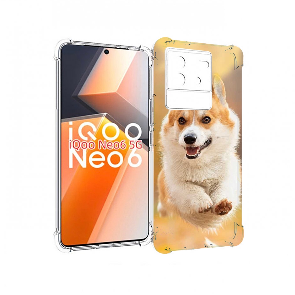 

Чехол MyPads когри собака для Vivo iQoo Neo 6 5G, Прозрачный, Tocco