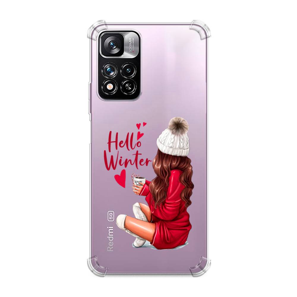 

Чехол Awog на Xiaomi Redmi Note 11 Pro "Hello winter", Разноцветный