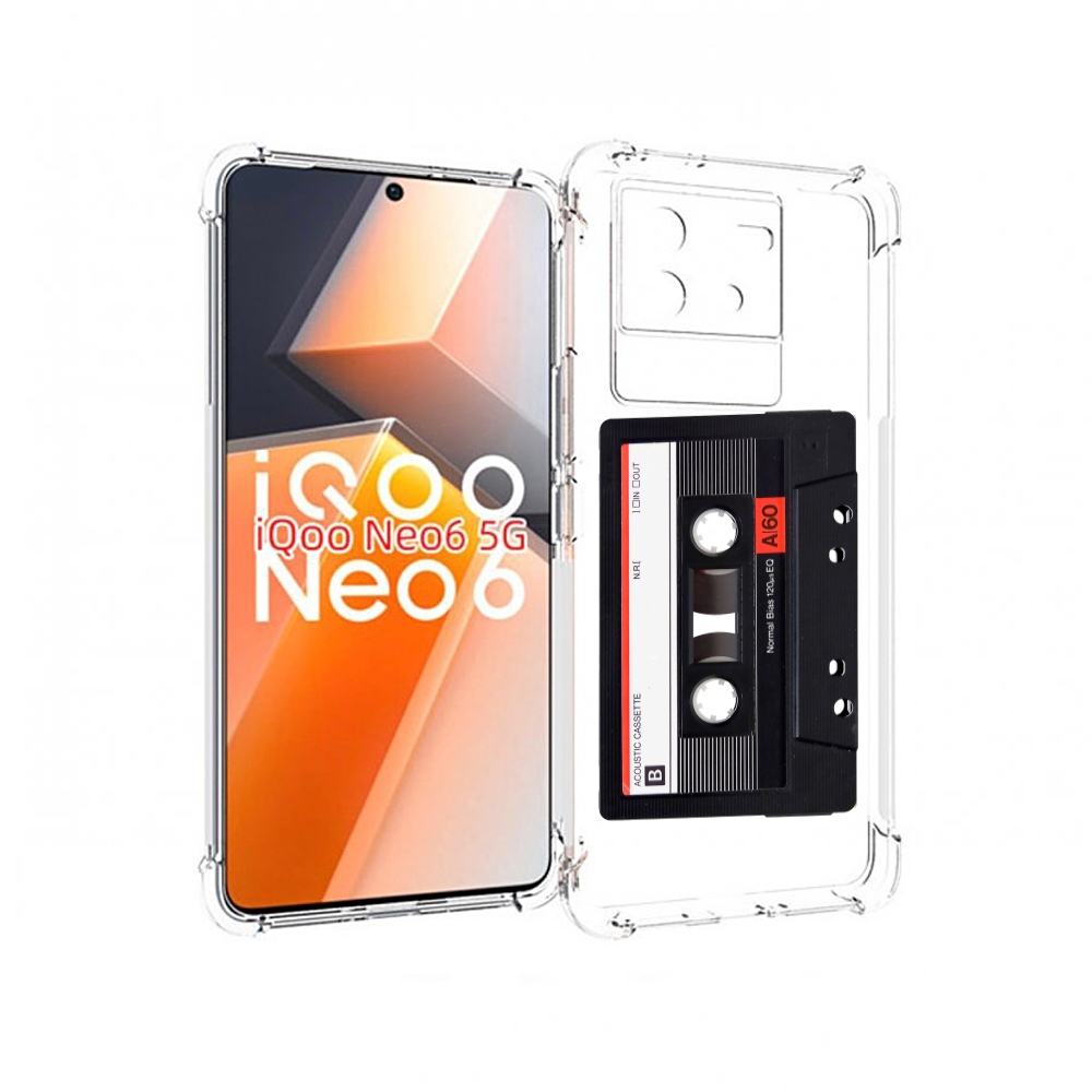 

Чехол MyPads касета для Vivo iQoo Neo 6 5G, Прозрачный, Tocco