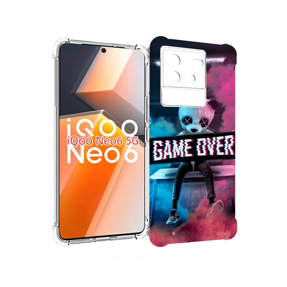 

Чехол MyPads картина-панда для Vivo iQoo Neo 6 5G, Прозрачный, Tocco
