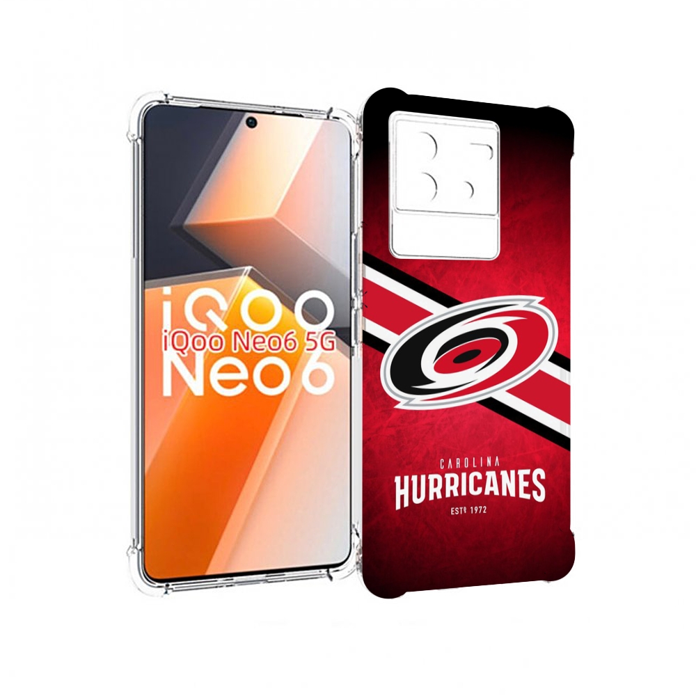 

Чехол MyPads каролина харрикеинс мужской для Vivo iQoo Neo 6 5G, Прозрачный, Tocco