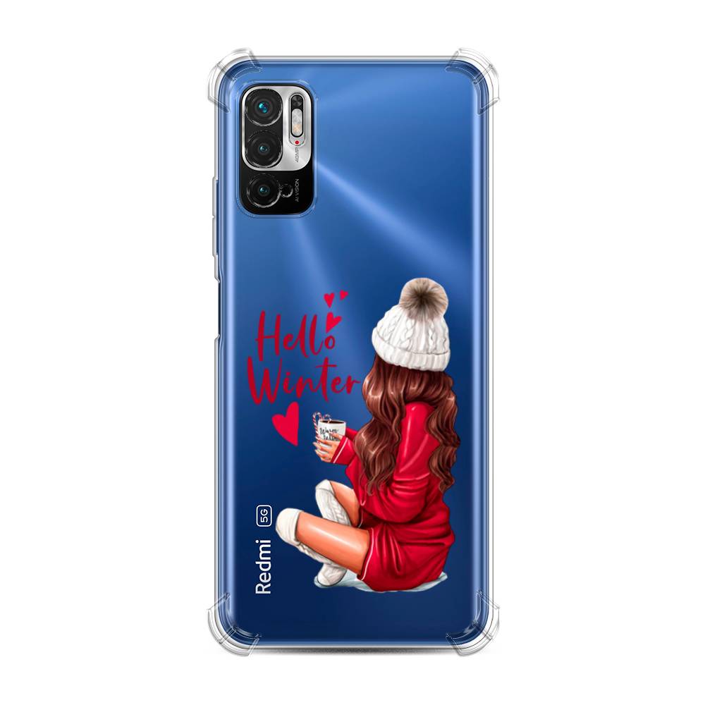

Чехол Awog на Xiaomi Redmi Note 10T/Note 10 5G/M3 Pro "Hello winter", Разноцветный