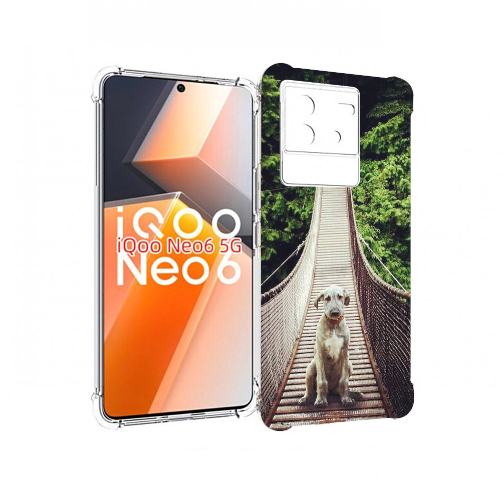 

Чехол MyPads ирландскии волкодав для Vivo iQoo Neo 6 5G, Прозрачный, Tocco