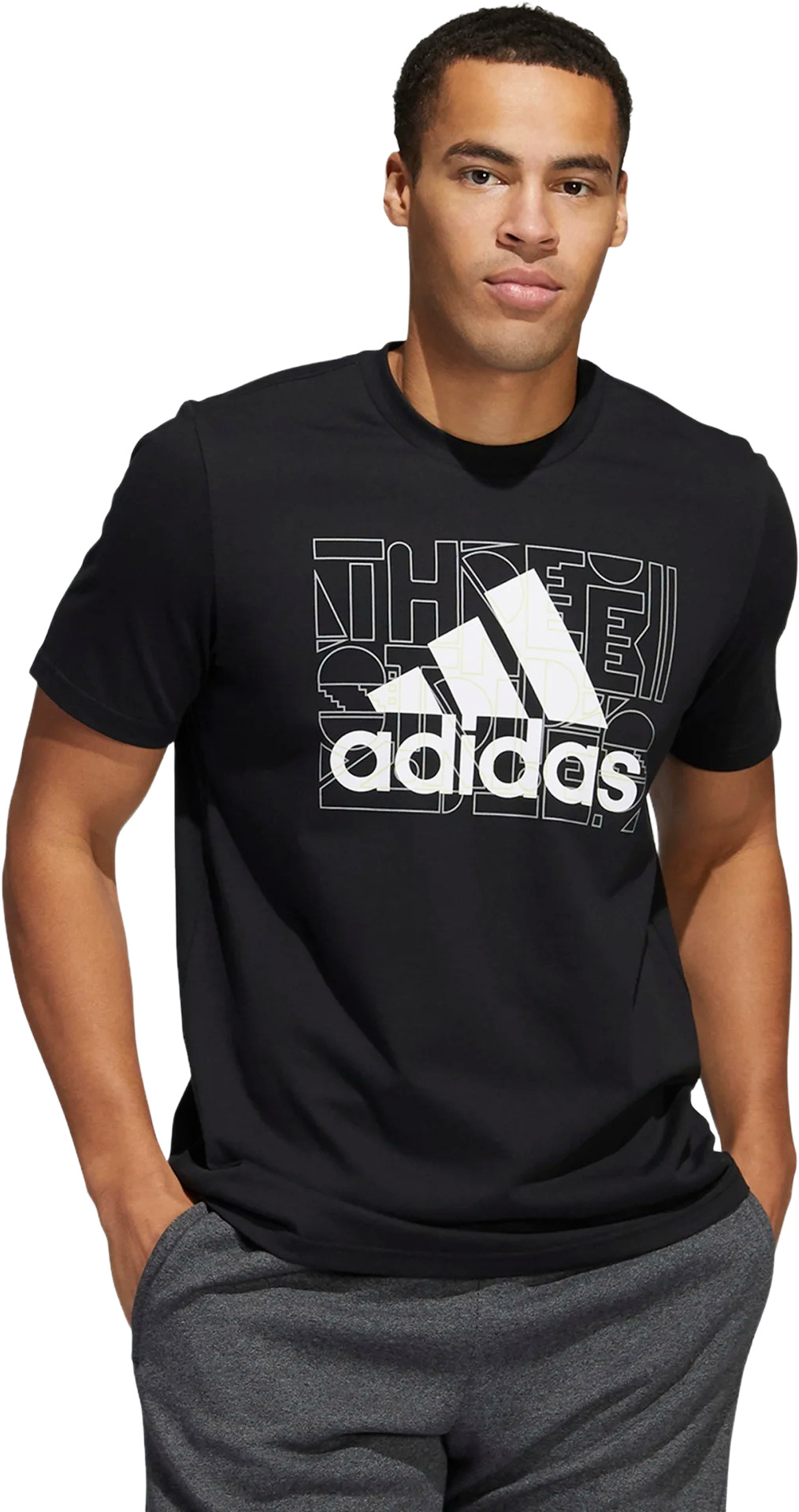 

Футболка мужская Adidas HE4819 черная XS, HE4819