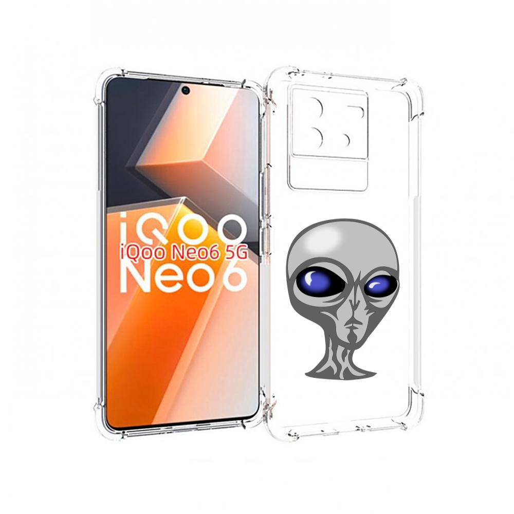 

Чехол MyPads инопланетянин для Vivo iQoo Neo 6 5G, Прозрачный, Tocco