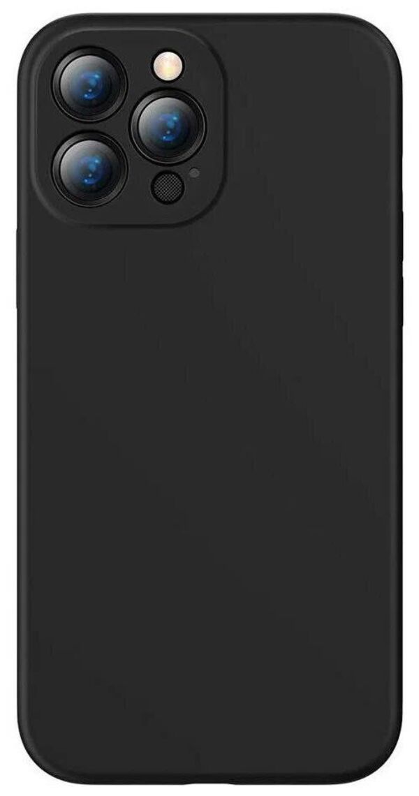 

Чехол защитный Baseus Liquid Silica Gel Protective Case для iPhone 13 Pro Max, черный