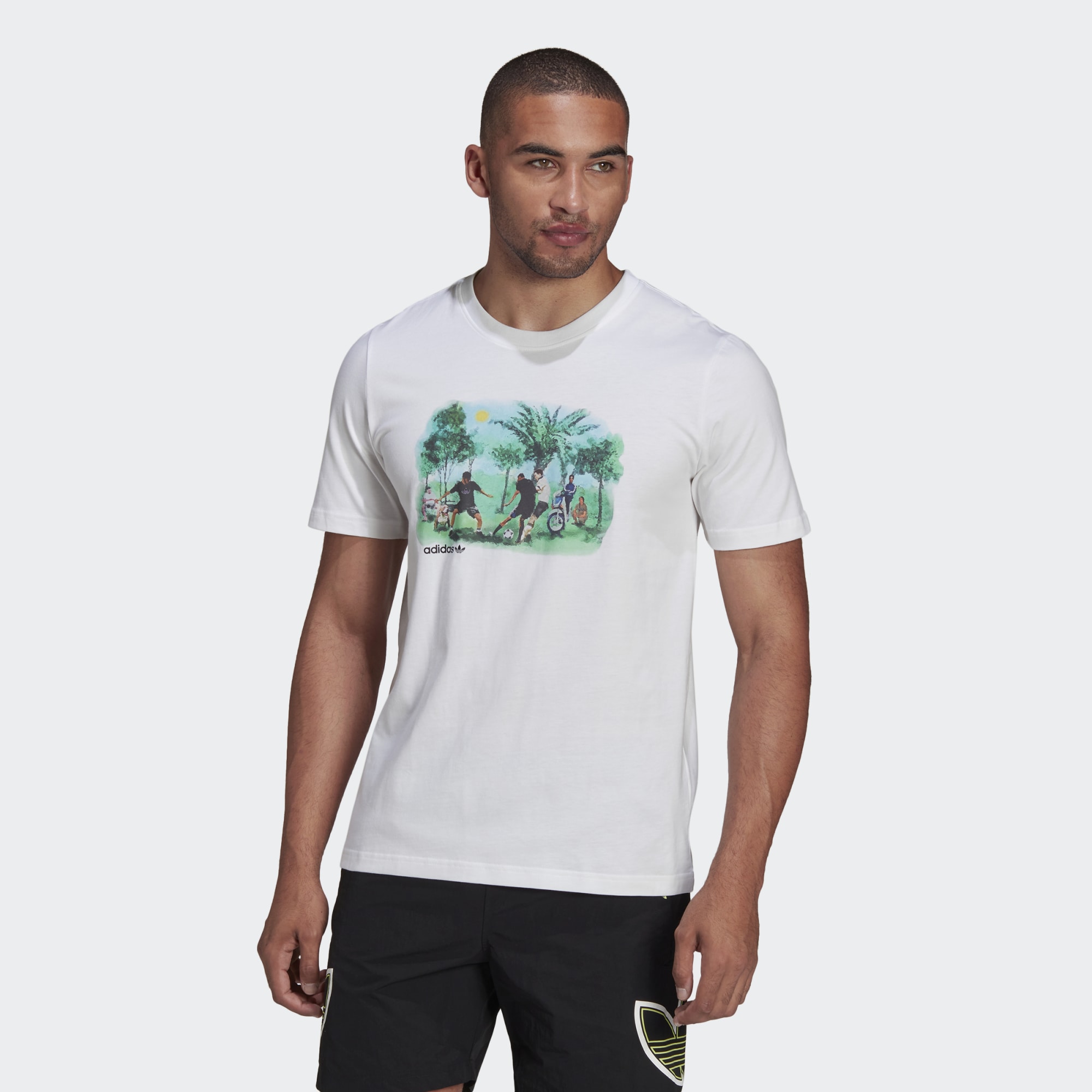

Футболка мужская Adidas HE4717 белая L, HE4717