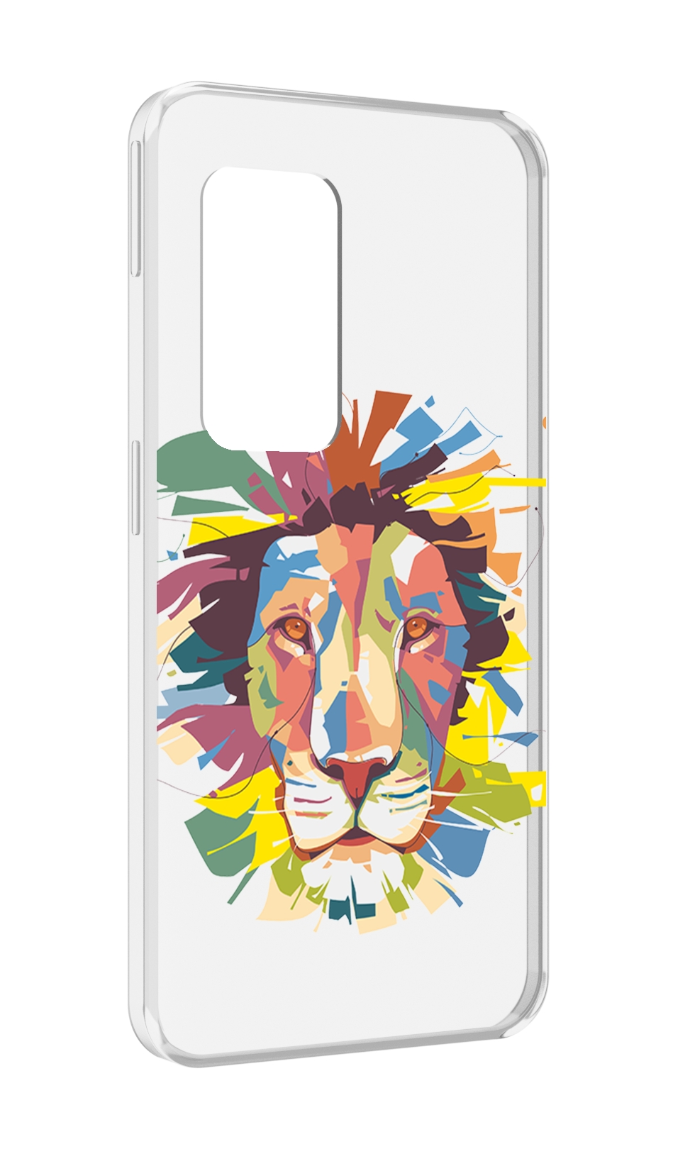 

Чехол MyPads разноцветный-лев детский для UleFone Power Armor X11 Pro, Прозрачный, Tocco