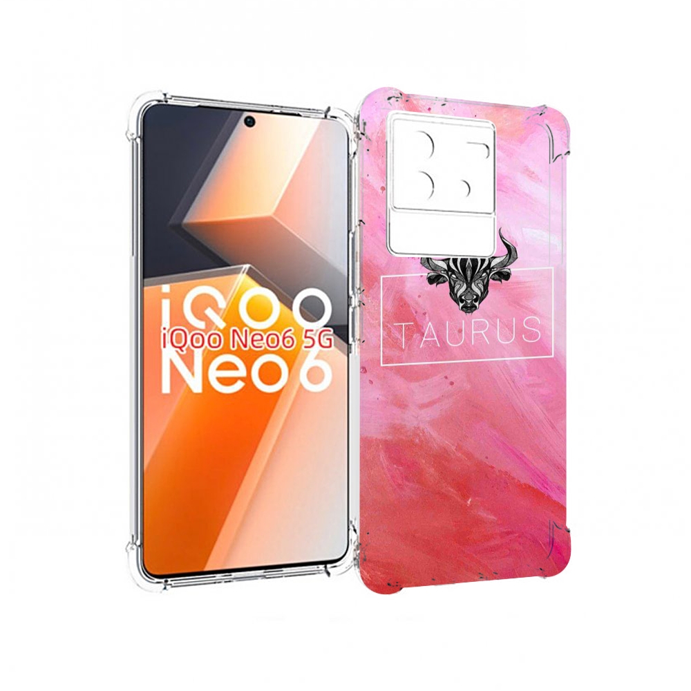 

Чехол MyPads знак-зодиака-телец-3 для Vivo iQoo Neo 6 5G, Прозрачный, Tocco