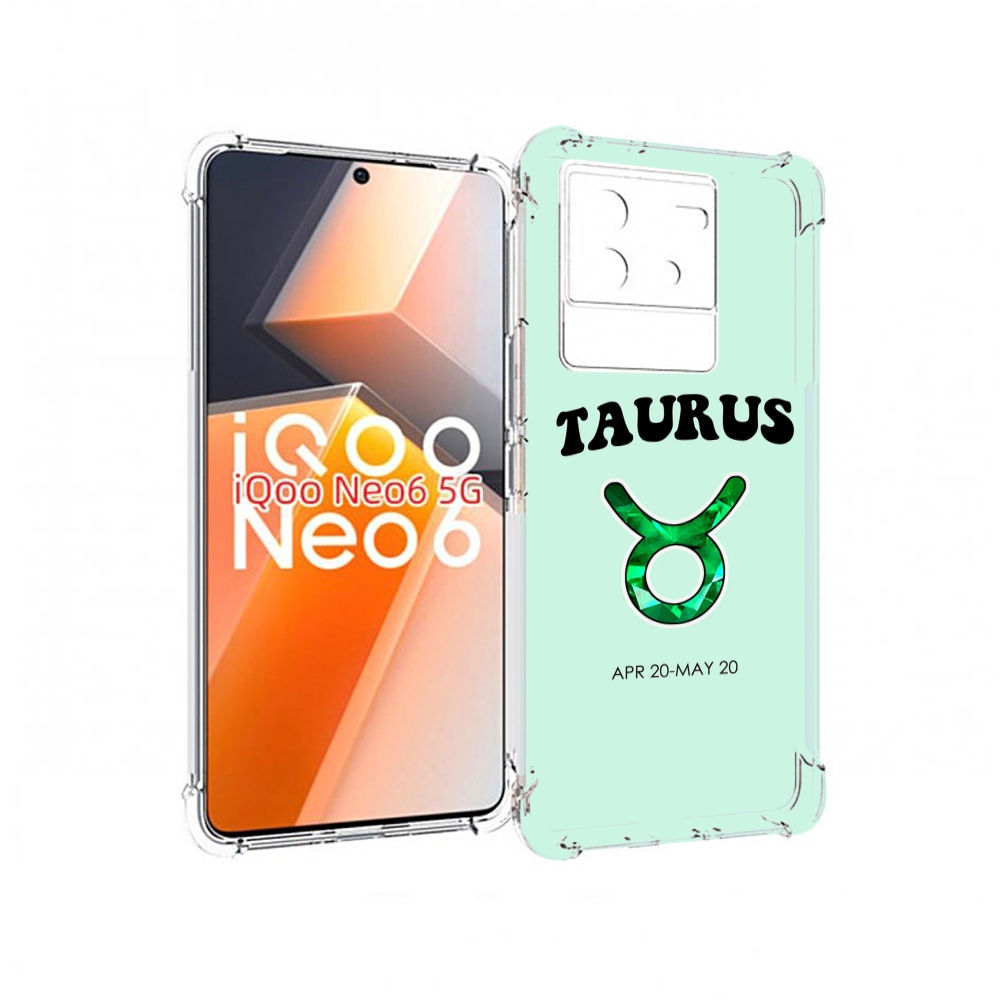 

Чехол MyPads знак-зодиака-телец-1 для Vivo iQoo Neo 6 5G, Прозрачный, Tocco