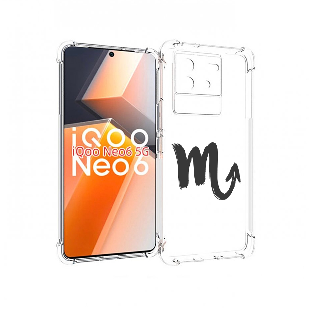 

Чехол MyPads знак-зодиака-скорпион-7 для Vivo iQoo Neo 6 5G, Прозрачный, Tocco