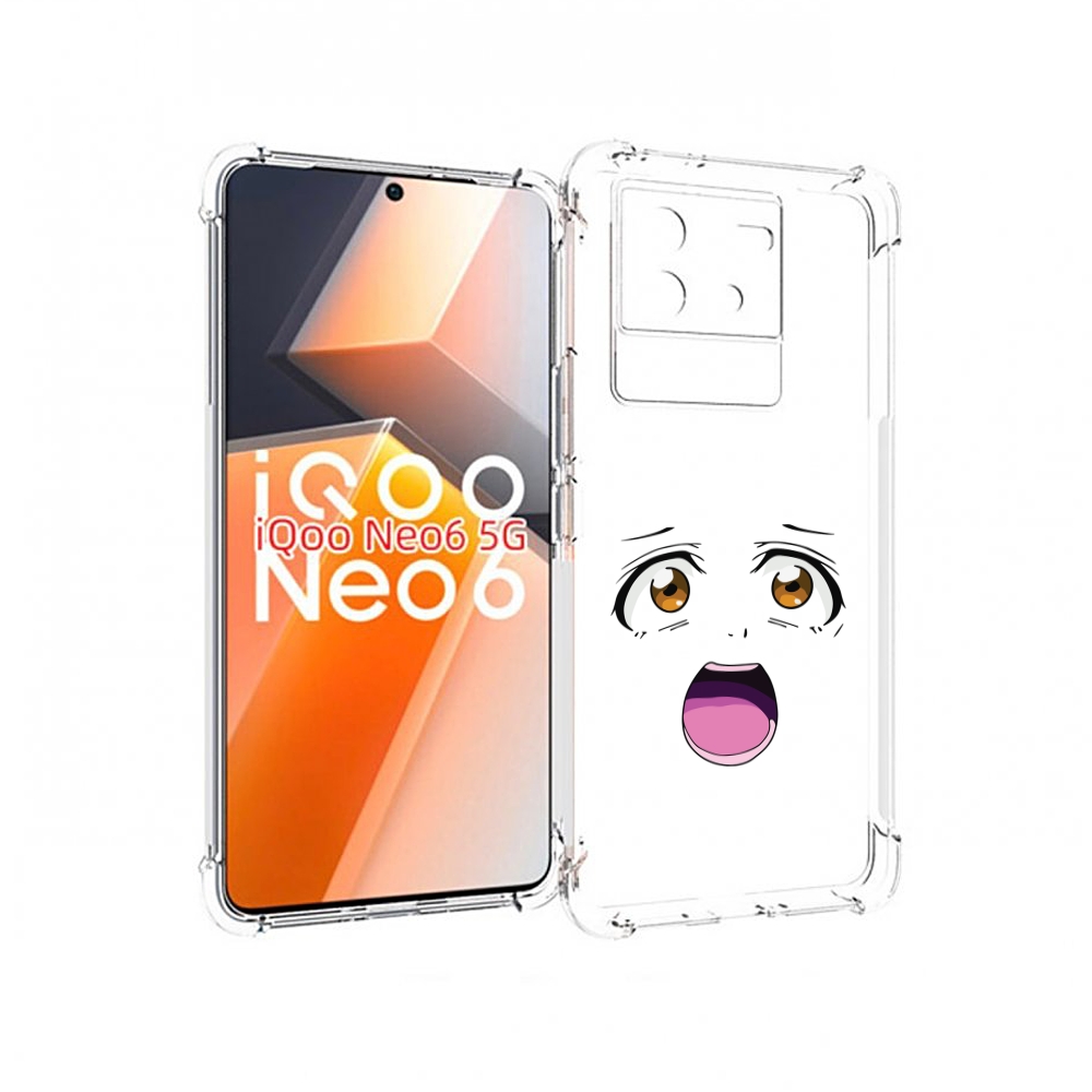 

Чехол MyPads аниме лицао для Vivo iQoo Neo 6 5G, Прозрачный, Tocco