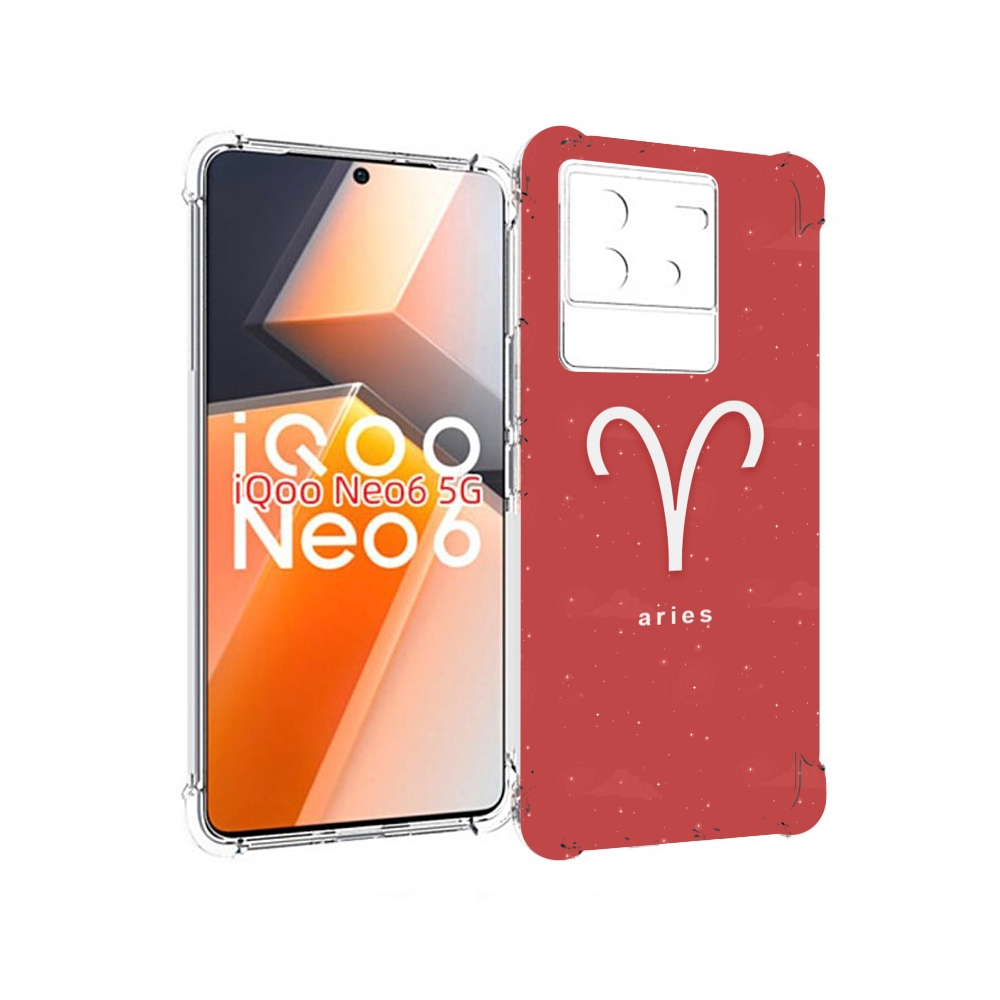 

Чехол MyPads знак-зодиака-овен-5 для Vivo iQoo Neo 6 5G, Прозрачный, Tocco