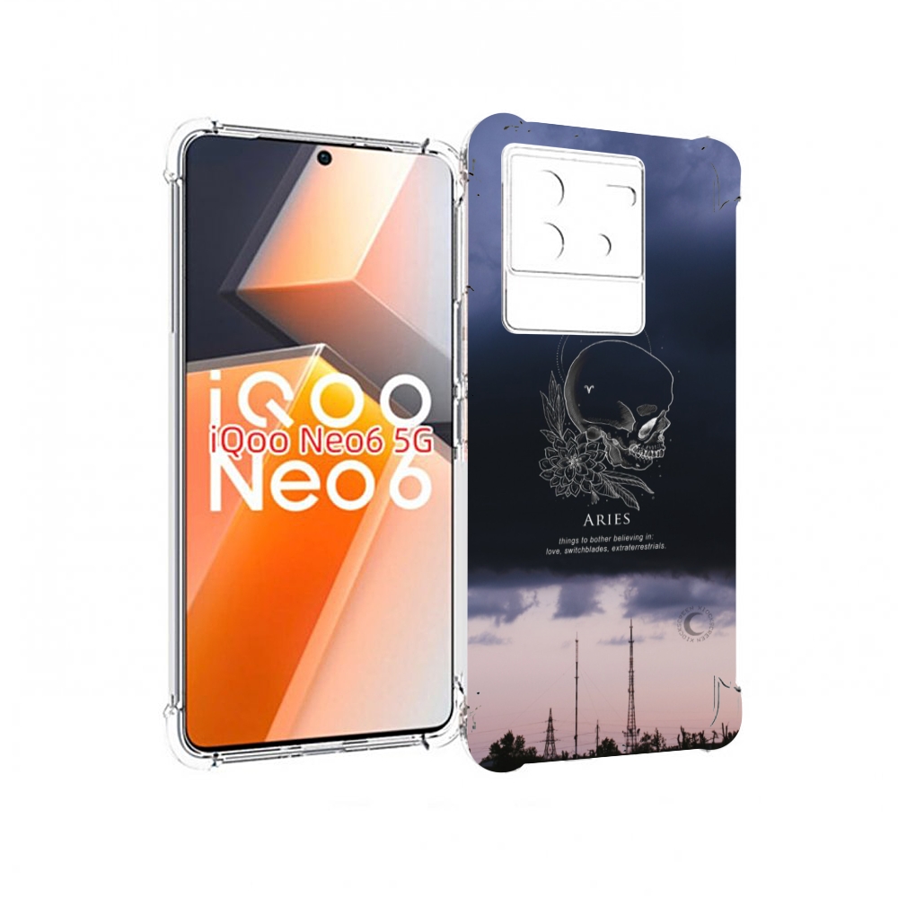 

Чехол MyPads знак-зодиака-овен-4 для Vivo iQoo Neo 6 5G, Прозрачный, Tocco