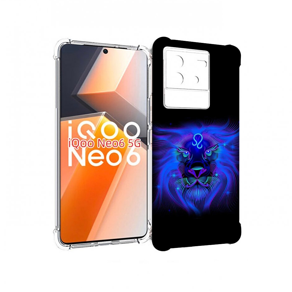 

Чехол MyPads знак-зодиака-лев-3 для Vivo iQoo Neo 6 5G, Прозрачный, Tocco