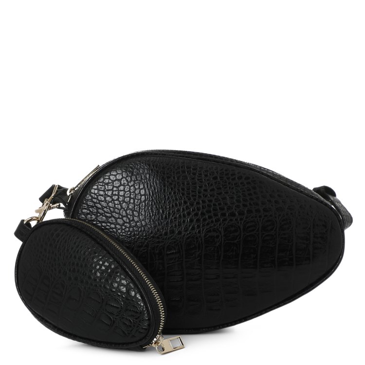 Комплект (сумка+кошелек) женский Calzetti SEED, черный