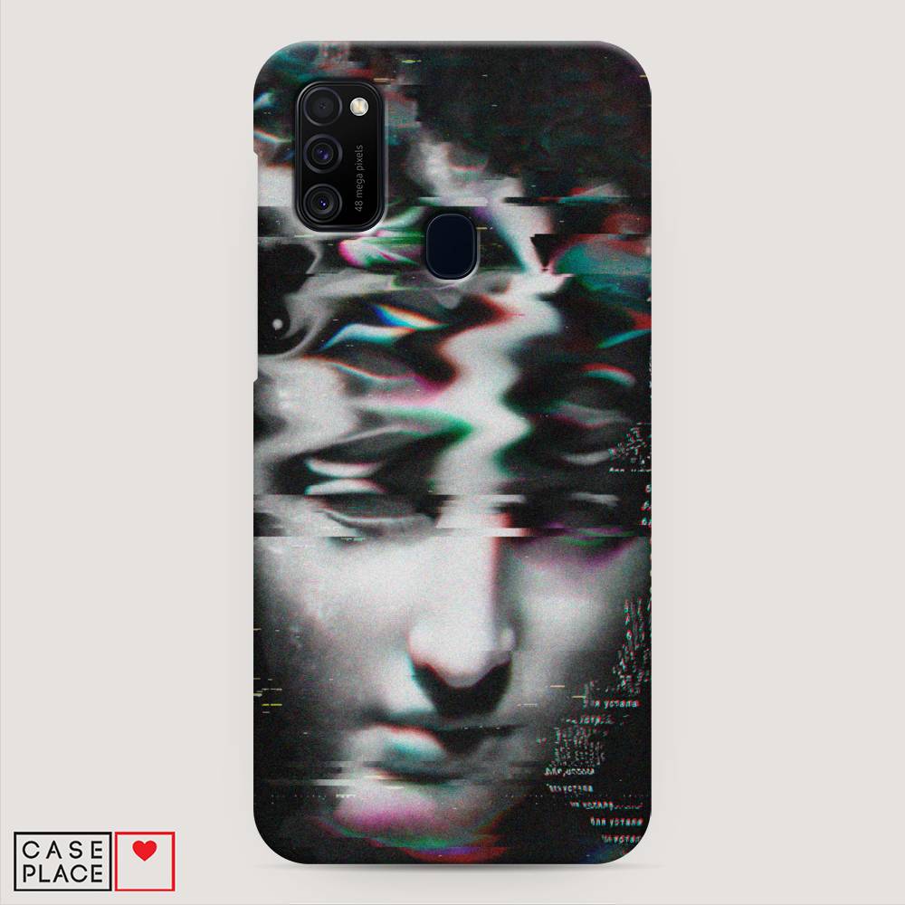 фото Пластиковый чехол "glitch art" на samsung galaxy m21 awog