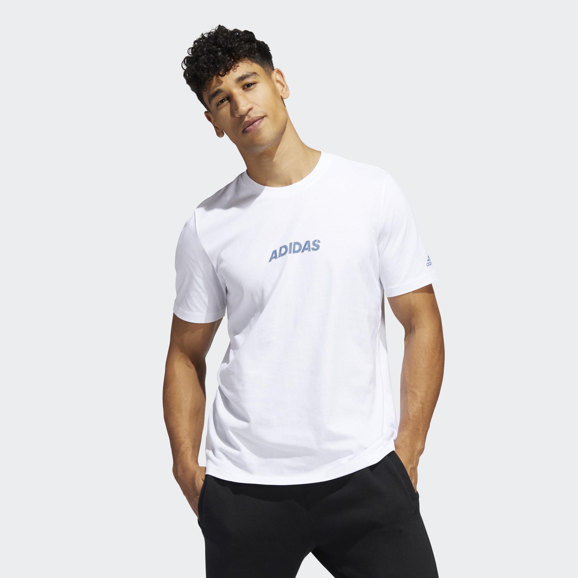 

Футболка мужская Adidas HE2329 белая S, HE2329