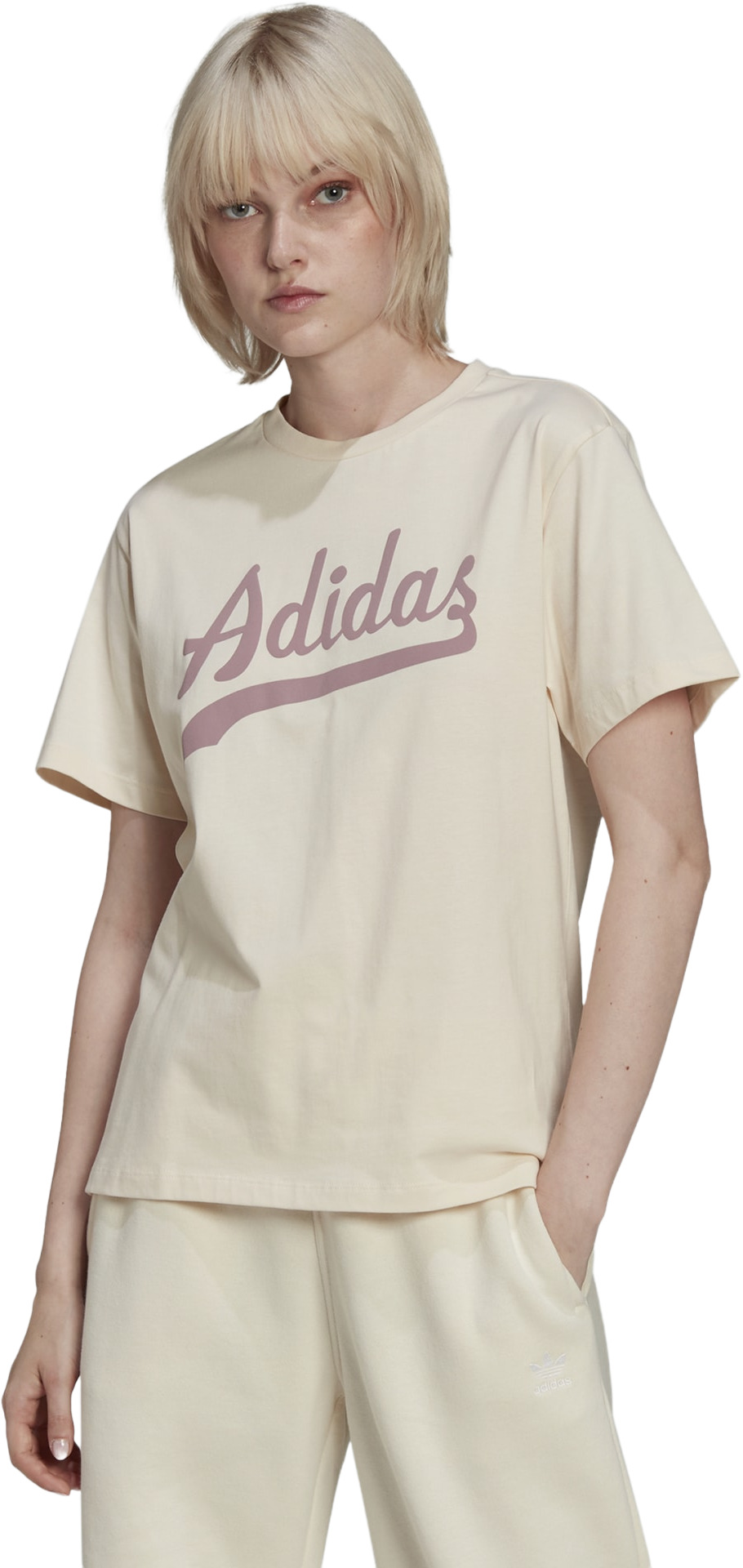 

Футболка женская Adidas HD9777 бежевая 44, HD9777