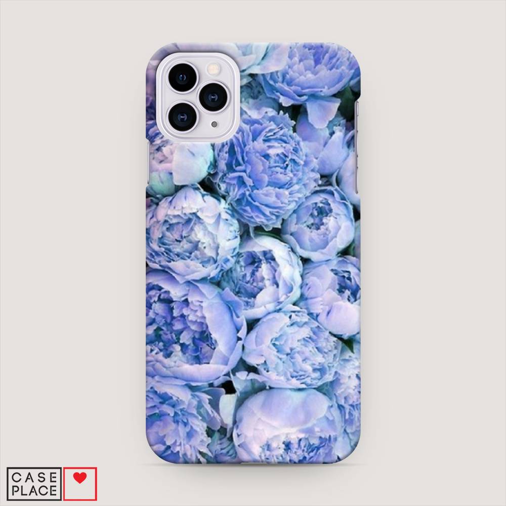 

Пластиковый чехол "Пионы голубые" на Apple iPhone 11 Pro Max, 12220-6
