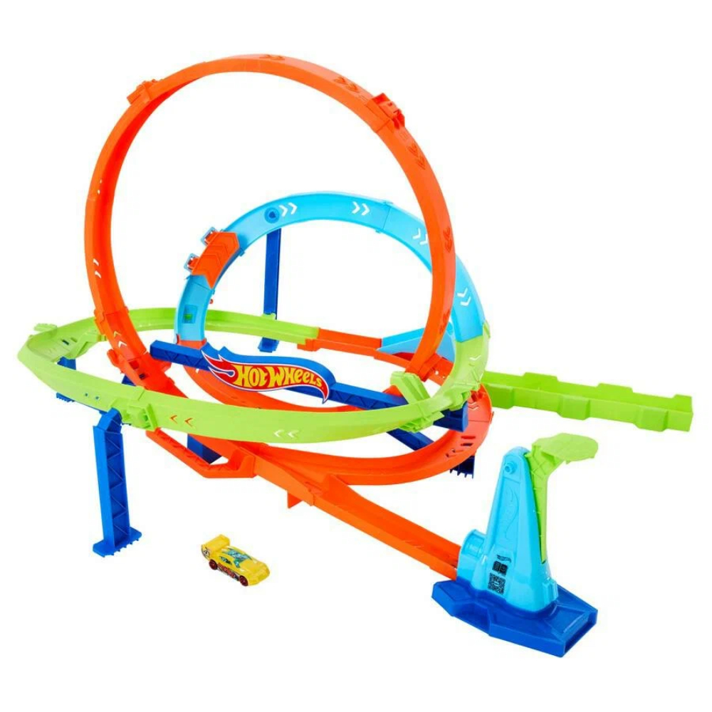 

Игрушка Hot Wheels Action Hyper Loop Extreme трек игровой, HTK16, Разноцветный, HTK16