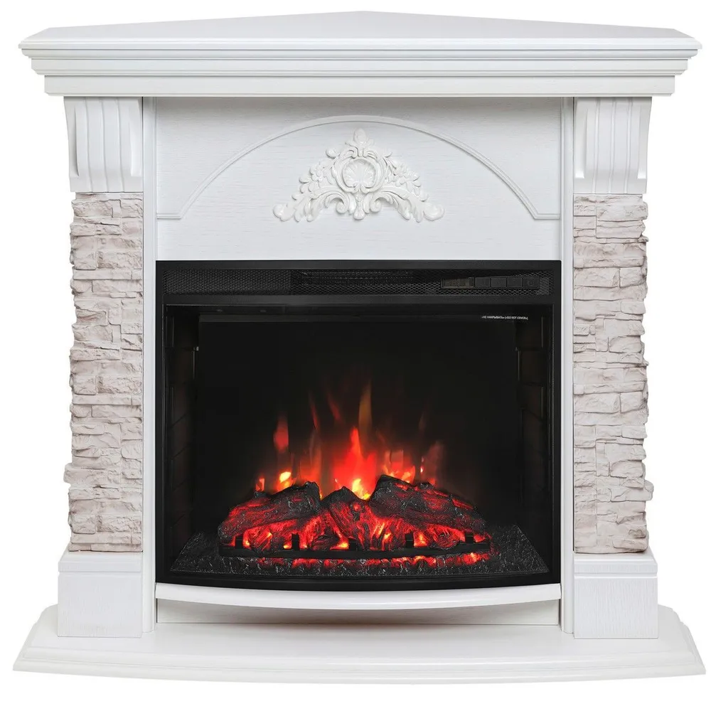

Электрокамин RealFlame Athena Corner GR с очагом Evrika 25,5 (40)