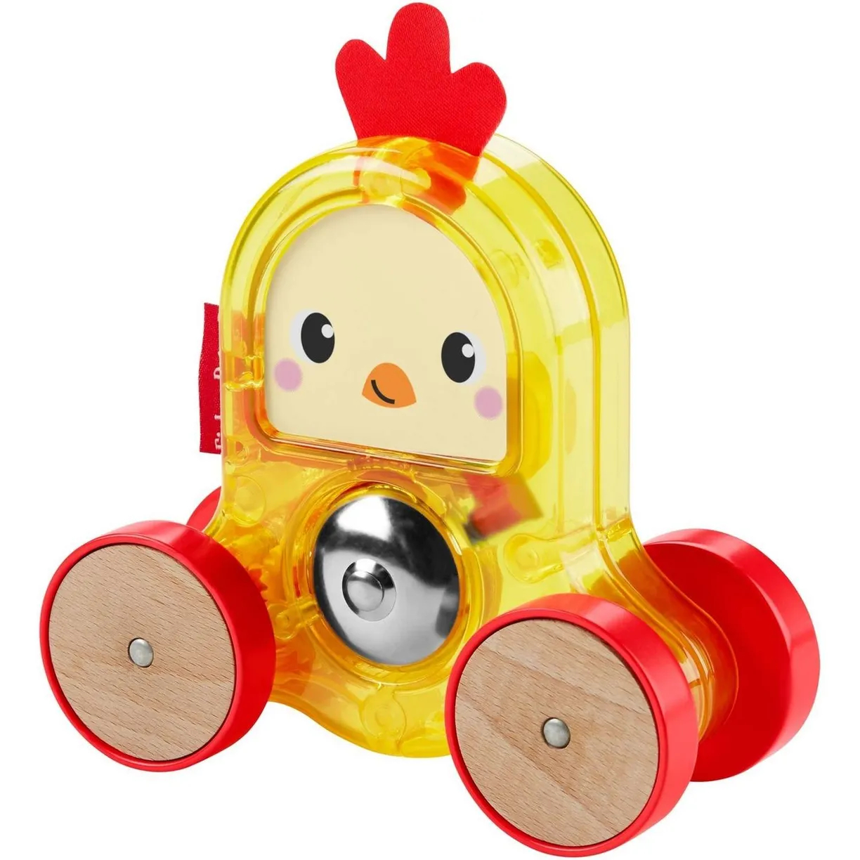 Развивающая игрушка для малышей Fisher-Price Петушок сенсорная каталка со звуком  GMB25