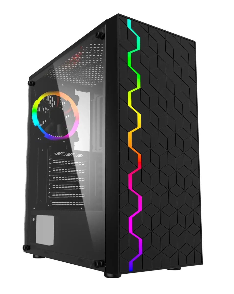 

Корпус ATX GMNG OGC-G100, Midi-Tower, без БП, черный