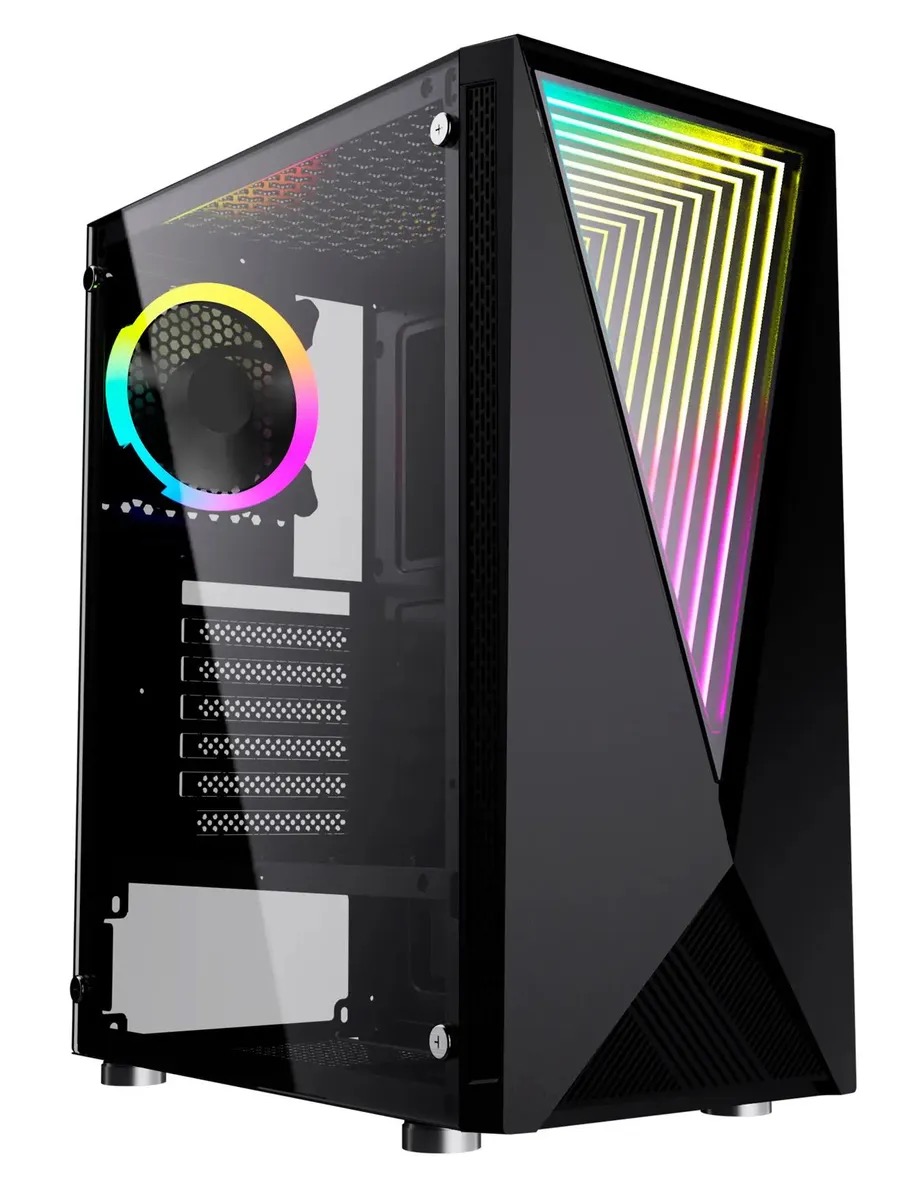 

Корпус ATX GMNG GG-CC100, Midi-Tower, без БП, черный