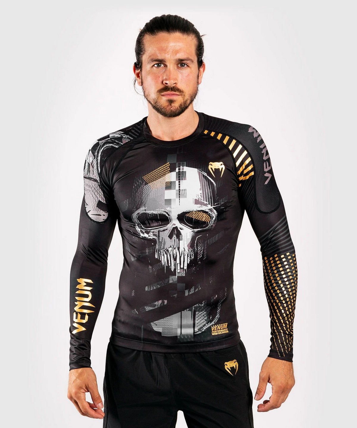 

Рашгард Venum Skull Rashguard Long Sleeves Black-Grey XL, Черный;серый, 6531