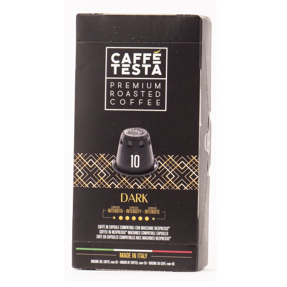 Кофе Caffe Testa Dark в капсулах 55 г х 10 шт