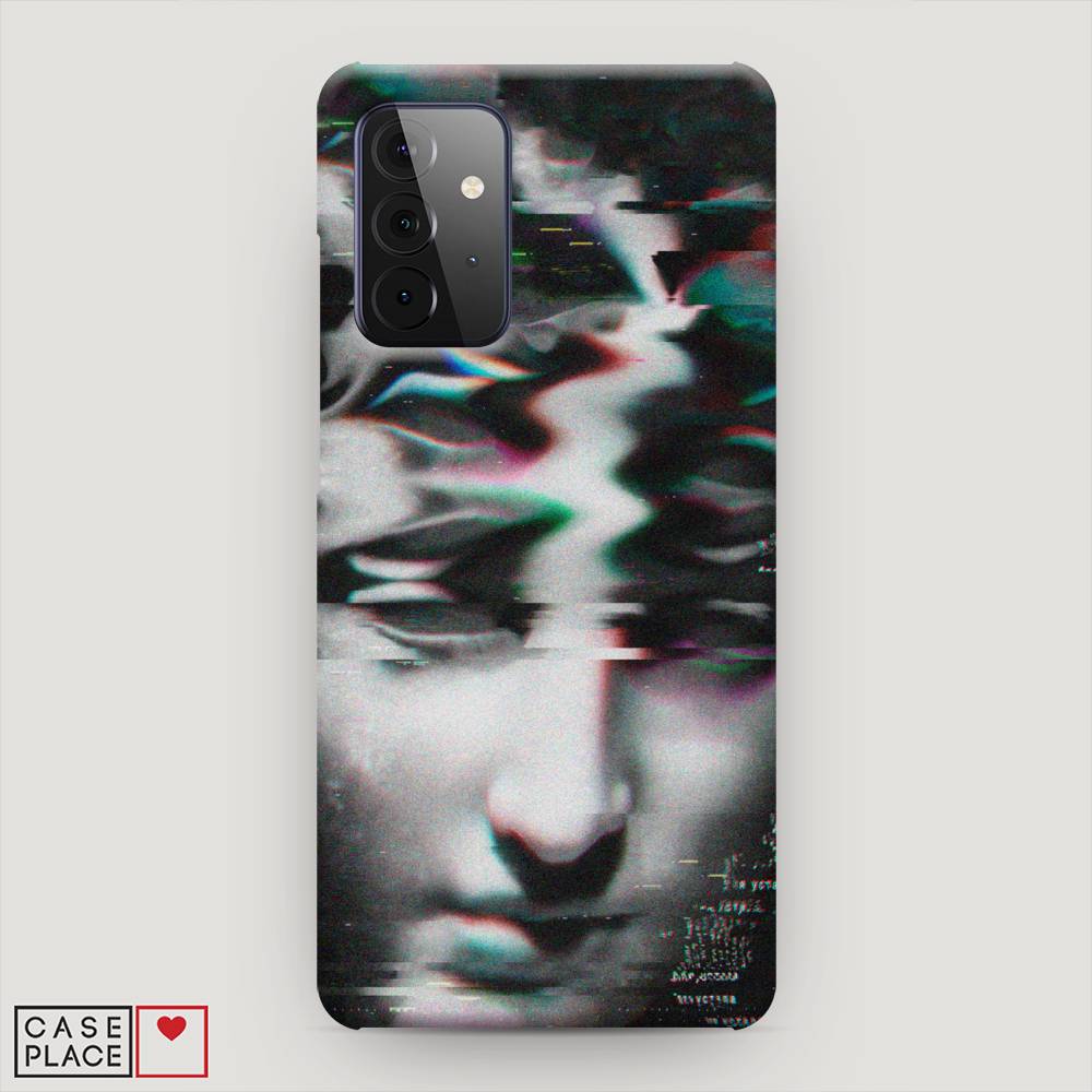 фото Пластиковый чехол "glitch art" на samsung galaxy a72 awog