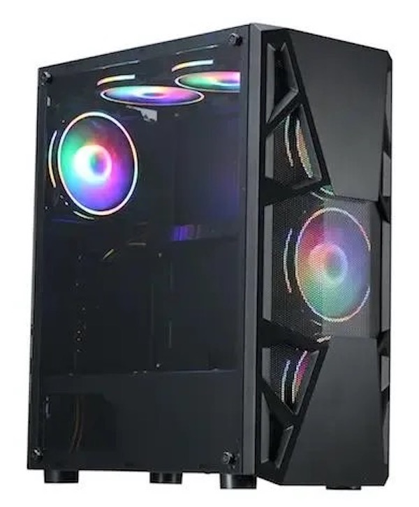 

Корпус ATX Formula CL-3303B RGB, Midi-Tower, без БП, черный