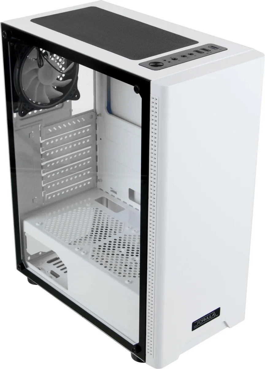 

Корпус ATX Formula CL-3301W TG, Midi-Tower, без БП, белый