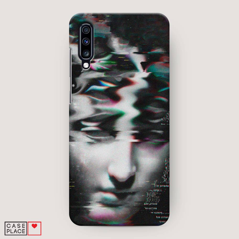 фото Пластиковый чехол "glitch art" на samsung galaxy a70 awog