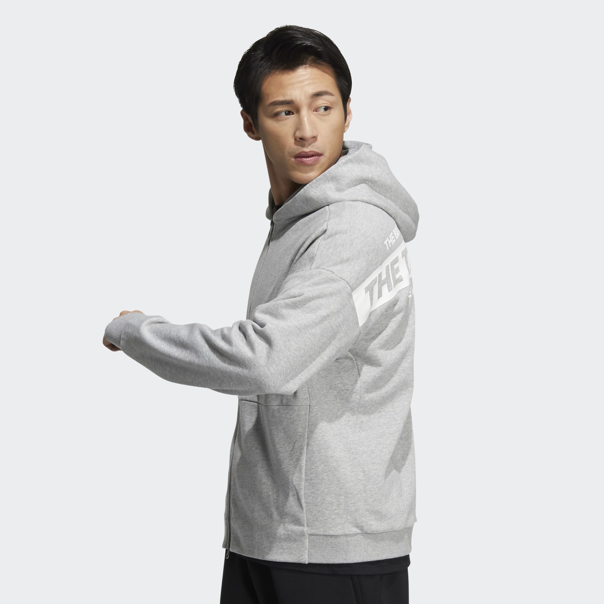 

Толстовка мужская Adidas HD0080 серая M, HD0080