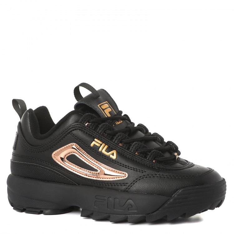 фото Кроссовки женские fila disruptor ii metallic accent черные 40 eu