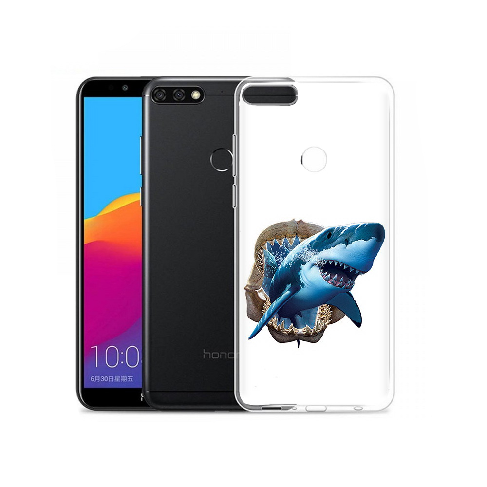 

Чехол MyPads Tocco для Honor 7C Pro челюсти (PT113786.47.675), Прозрачный, Tocco