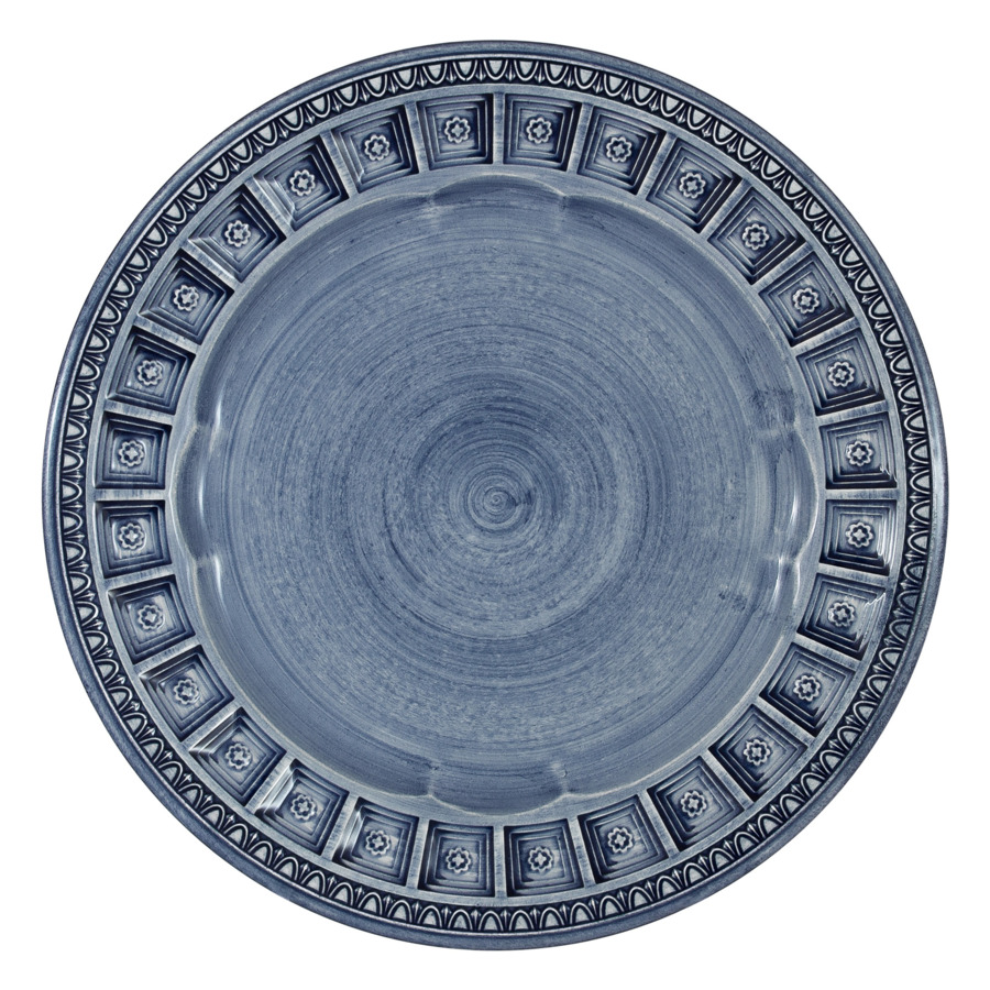 фото Тарелка закусочная matceramica augusta 22 см, керамика, синий