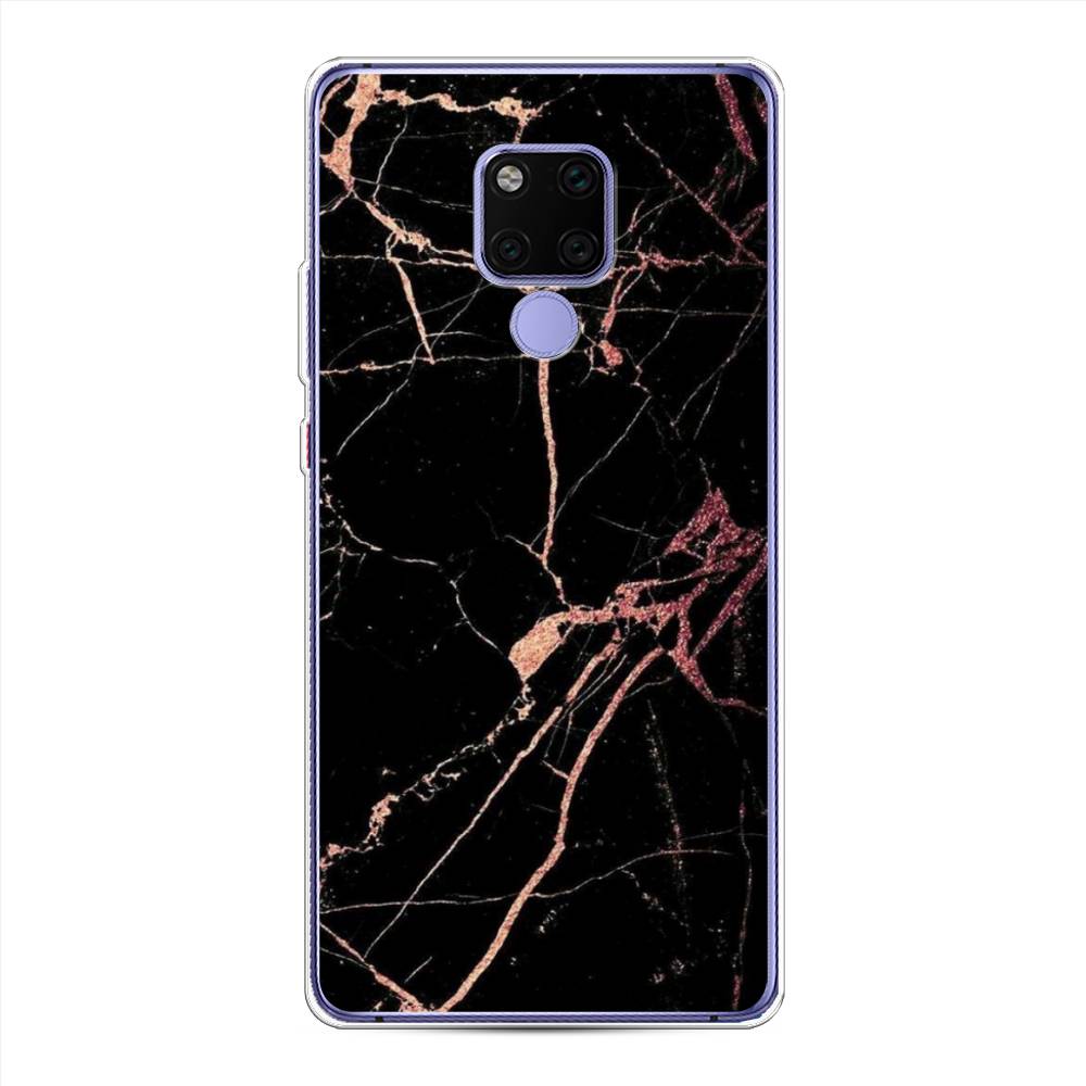 

Чехол Awog на Huawei Mate 20X "Мрамор розовое золото", Черный;розовый, 66950-3