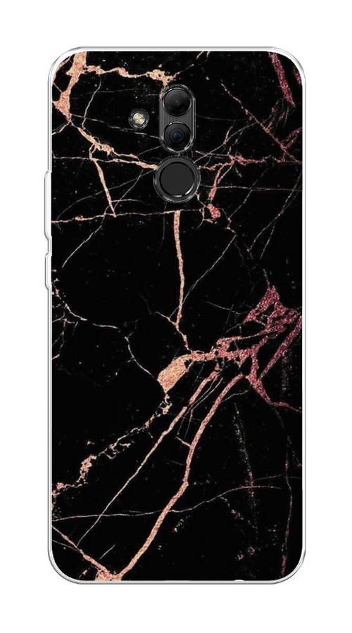 

Чехол Awog на Huawei Mate 20 Lite "Мрамор розовое золото", Черный;розовый, 66650-3