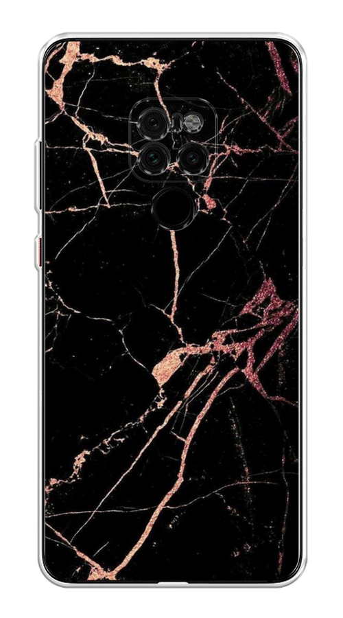 

Чехол Awog на Huawei Mate 20 "Мрамор розовое золото", Черный;розовый, 66850-3